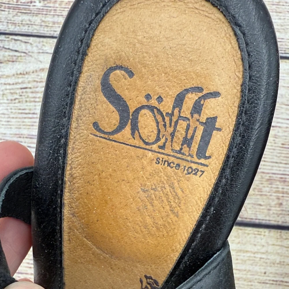 Sofft Black Espadrille Sandals